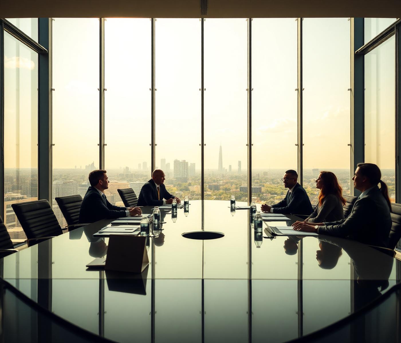 YATTIR advisory meeting overlooking Nairobi